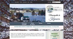 Desktop Screenshot of kipawa.ca